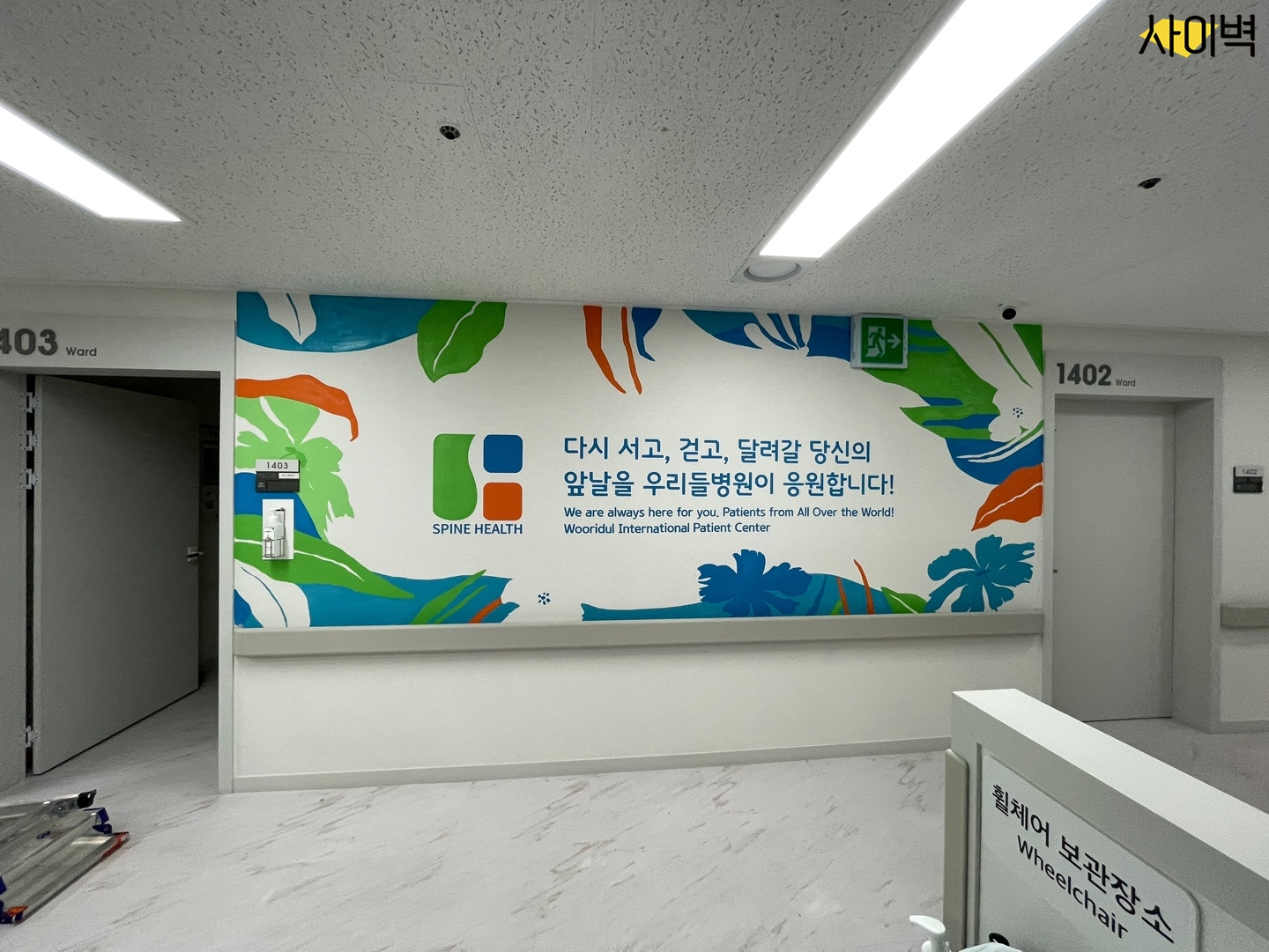 청담 우리들병원 벽화 시공